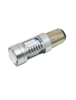 Світлодіодна лампа з цоколем 1157 BAY15d P21/5W 21 SMD 2835 12V Преміум Червона з лінзою - Зображення 4