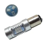 Світлодіодна лампа з цоколем 1157 BAY15d P21/5W 21 SMD 2835 12V Преміум Червона з лінзою