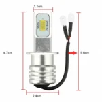Світлодіодна лампа з цоколем Н1 CSP Chip 6000Lm 12V-24V - Зображення 2
