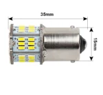 Світлодіодна лампа з цоколем 1156 54SMD 3014 12V 800Lm  ПРЕМІУМ Білий - Зображення 3