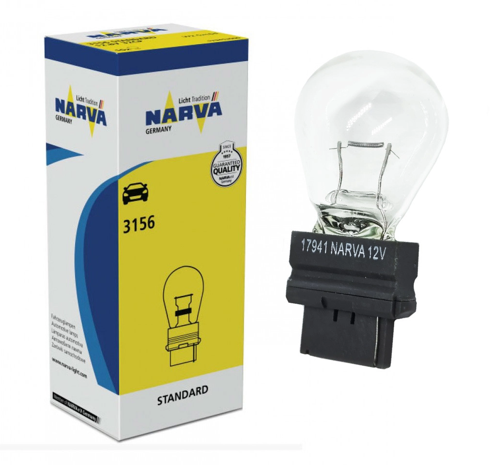 4815775729_galogenna-lampa-narva Галогенна лампа NARVA P27W 3156 T25 12V 17941 12.8V - Зображення 1