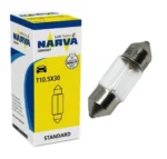 Автомобільна лампа Narva C10W SV8.5 12V 10W салон, номери 17315 Standard 28m
