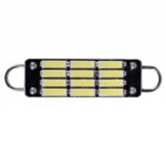 Світлодіодна лампа C5W Festoon 12SMD 7014 12V 44мм 300Lm Подвійна петля Біле світло - Зображення 4