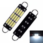 Світлодіодна лампа C5W Festoon 12SMD 7014 12V 44мм 300Lm Подвійна петля Біле світло