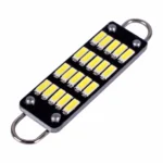 Світлодіодна лампа C5W Festoon 20SMD 4014 12V 44мм Подвійна петля Біле світло - Зображення 4
