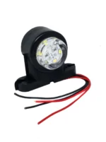 Світлодіодний двоколірний габаритний ліхтар 12SMD 12-24V Білий Червоний для вантажівок, причепа бічний виносний - Зображення 2