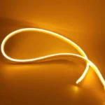Світлодіодний гнучкий неон Silicone 2835 120 IP68 12V 60 LED 6*12мм 50см Жовтий - Зображення 2