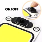 Світлодіодний ліхтар у салоні, освітлення багажника на двохст. скотче, алюмінієва плата 12-24V 10W COB Білий 1шт - Зображення 3