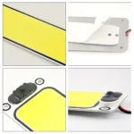 Світлодіодний ліхтар у салоні, освітлення багажника на двохст. скотче, алюмінієва плата 12-24V 10W COB Білий 1шт - Зображення 4