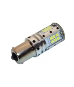 Світлодіодна лампа з цоколем 1156 BA15s P21W 32 SMD 3030 12-24V з обманкою 1600Lm Біле світло - Зображення 2