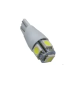 Світлодіодна лампа Т10 W5W 5 SMD 5050 світло-стробоскоп (два режими роботи) 12V Біла - Зображення 2