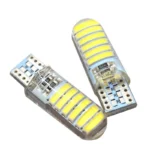 Світлодіодна лампа Т10 W5W 12 SMD 7020 12V 6500K 280Lm силікон обманка Біле світло - Зображення 4