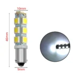 Світлодіодна лампа T4W BA9S 13 SMD 5050 75Lm Біла 12V - Зображення 2