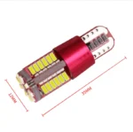 Світлодіодна лампа Т10 W5W 57SMD 3014 з обманкою 12V Біла ПРЕМІУМ - Зображення 2