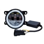 Світлодіодні протитуманні фари Led 7 лінз 90мм 3,5" 70W OPEL, PEUGEOT, RENAULT, FORD Габарит Поворот ПТФ - Зображення 3