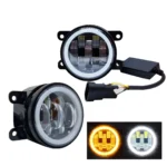 Світлодіодні протитуманні фари Led 7 лінз 90мм 3,5" 70W OPEL, PEUGEOT, RENAULT, FORD Габарит Поворот ПТФ