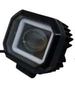 Світлодіодна двоколірна протитуманна фара Led балка 9-36V 20W Білий Жовтий з білим ангельським оком - Зображення 4