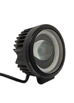 Світлодіодна двоколірна протитуманна фара Led балка 9-36V 20W Білий Жовтий з білим ангельським оком - Зображення 4