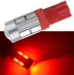 Світлодіодна лампа Т10 (W5W) 10SMD 5630 12V Червона
