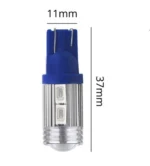 Світлодіодна лампа Т10 (W5W) 10SMD 5630 12V Синя - Зображення 2