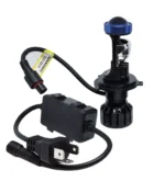 Комплект світлодіодних лінз з активним охолодженням P5 BI-LED H4 mini 5000K 12-24V - Зображення 3