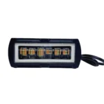 Світлодіодна додаткова фара чотирирежимна Led ближнє світло 6 лінз 12-80V 40W метал Білий Жовтий 125мм - Зображення 2