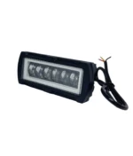 Світлодіодна додаткова фара чотирирежимна Led ближнє світло 6 лінз 12-80V 40W метал Білий Жовтий 125мм - Зображення 3