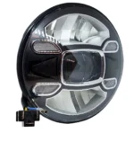 Універсальні світлодіодні led фари 7 дюймів Led DRL LED фари оптика Ніва Ваз Газ Ваз Honda 2101 DRL ДХО - Зображення 5