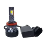 Автомобільні світлодіодні лампи з цоколем H11 H9 H8 H16 модель X8 100W 12V 20000Lm 6500K - Зображення 2