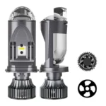 Комплект світлодіодних лінз H4 G03 5000K 8000Lm Bi-Led mini lens 12-24V - Зображення 3