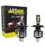 Автомобільні світлодіодні лампи з цоколем H4 T5 12V 6500K 20W