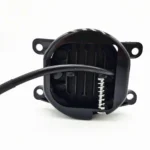 Двокольорові протитуманні фари 3 лінзи з ангельськими вічками 90мм Габарит Поворот 3,5 дюйма Білий Жовтий - Зображення 2