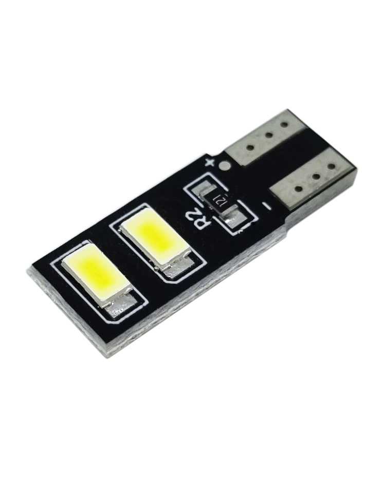 5038471880_svitlodiodna-lampa-t10 Світлодіодна лампа Т10 W5W 4SMD 5630 12V Біла - Зображення 1