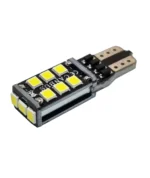 Світлодіодна лампа Т10 (W5W) 15 SMD 3535 з обманкою і драйвером 12V Білий