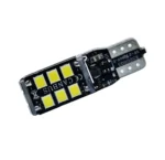 Світлодіодна лампа Т10 (W5W) 15 SMD 3535 з обманкою і драйвером 12V Білий - Зображення 4
