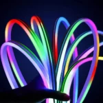 Світлодіодна стрічка 12V RGB у комплекті з пультом та блоком живлення 220V 24W 5 метрів Неонова вологозахисна - Зображення 6