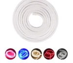 Світлодіодна стрічка 12V RGB у комплекті з пультом та блоком живлення 220V 24W 5 метрів Неонова вологозахисна - Зображення 2