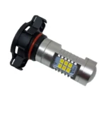 Світлодіодна лампа з цоколем PSX24W 21SMD 2835 12V Біла з драйвером - Зображення 2