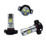Світлодіодна лампа з цоколем PSX24W 21SMD 2835 12V Біла з драйвером