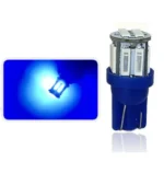 Світлодіодна лампа Т10 (W5W) 10SMD 7020 canbus 12V Синє світло - Зображення 2