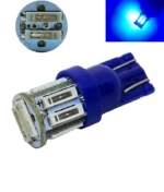 Світлодіодна лампа Т10 (W5W) 10SMD 7020 canbus 12V Синє світло