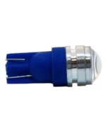 Світлодіодна лампа Т10 W5W 3SMD 2835 з лінзою 12V Синє світло - Зображення 2