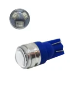 Світлодіодна лампа Т10 W5W 3SMD 2835 з лінзою 12V Синє світло
