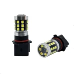 Світлодіодний лампа з цоколем P13W 54SMD 3014 12V Біла з драйвером