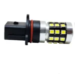 Світлодіодний лампа з цоколем P13W 54SMD 3014 12V Біла з драйвером - Зображення 3
