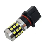 Світлодіодний лампа з цоколем P13W 54SMD 3014 12V Біла з драйвером - Зображення 2