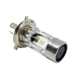 Світлодіодна двокольорова лампа LED Motorcycle цоколь H4 12 SMD CSP 12V 20W 3200Lm для мотора мопеда скутера - Зображення 3