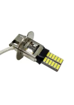 Світлодіодна лампа з цоколем Н3 24SMD 4014 12V Білий з драйвером - Зображення 4