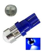 Светодиодная лампа Т10 (W5W) 6SMD 5630 с линзой 12V Синя