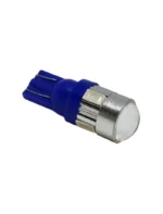 Светодиодная лампа Т10 (W5W) 6SMD 5630 с линзой 12V Синя - Зображення 3